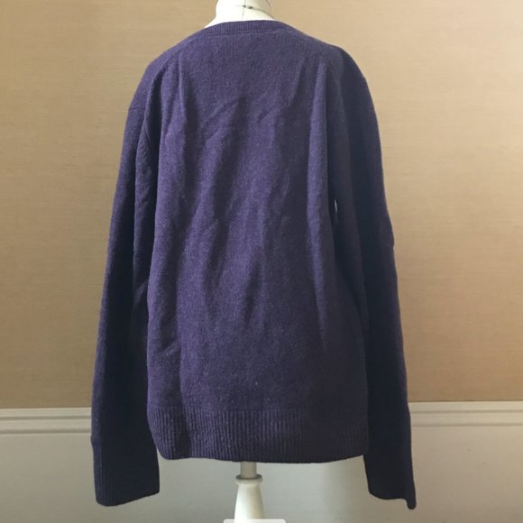 ACNE Purple Sweater, Lambs Wool - Picture 3 of 13